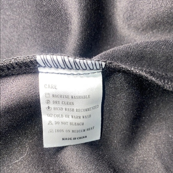 Mango Black Pencil Mini Skirt Asymmetrical Workwear - Picture 4 of 6